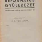 Református gyülekezet 1949. augusztus Árcsökkenés