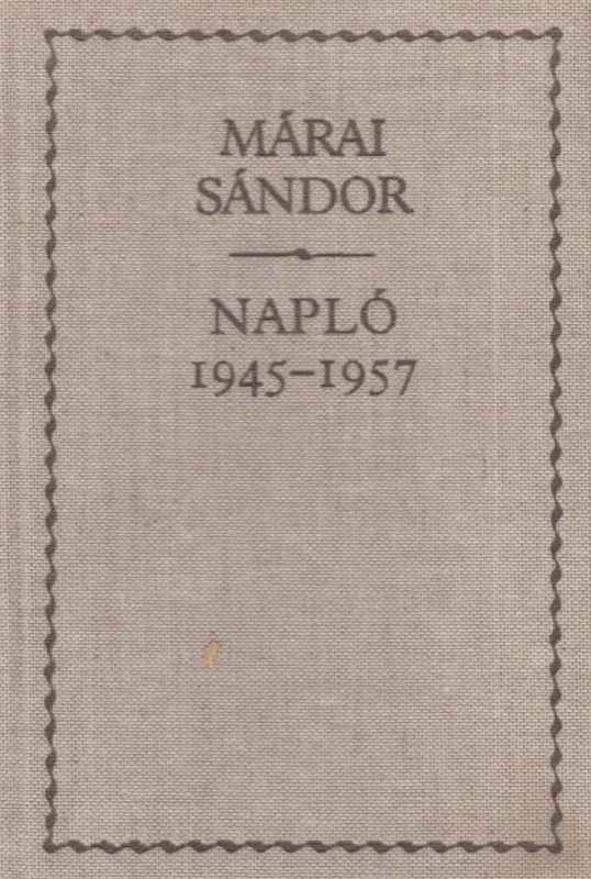 Szezonális akció Napló 1945-1957