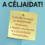 Szuper akció Érd el a céljaidat! - Gyakorlati technikák az akaraterő növeléséhez, a halogatás elkerüléséhez és a lelkesedés fenntartásához